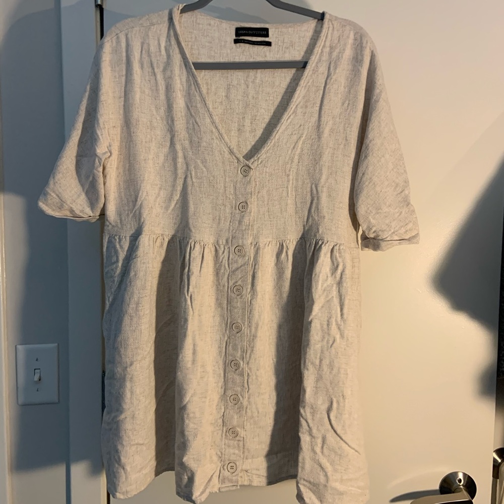 Urban Outfitters Blake Button-Down Frock Dress